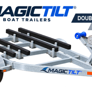 Magic Tilt Double PWC Trailer – Galvanized